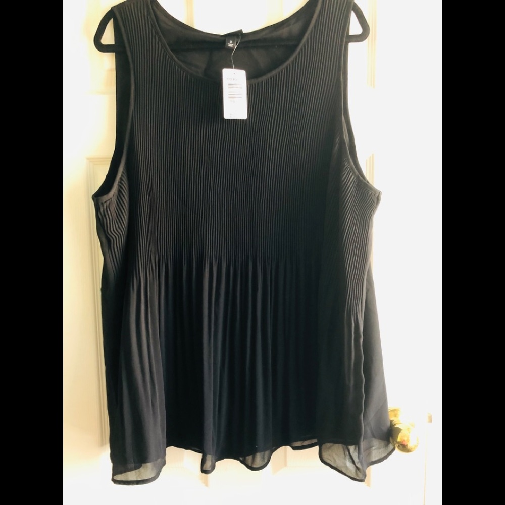 Torrid size 3 chiffon layered top